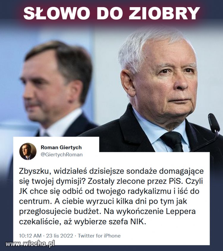 Linię obrony Zbyszka nietrudno odgadnąć: "Ależ ja tylko wykonywałem rozkazy"..