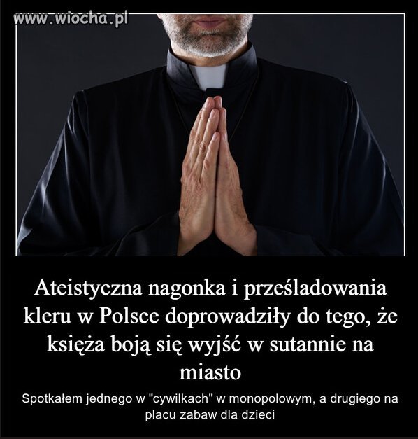 Już przed nimi nie klękają, nie całują w ręce?
