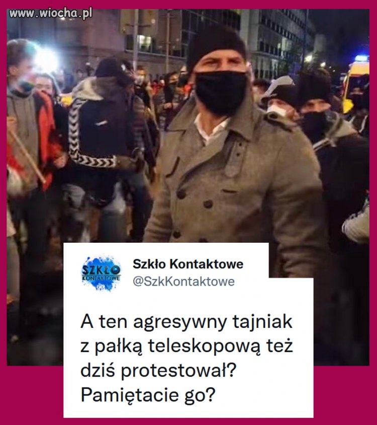Ten milicyjny damski bokser też dzisiaj protestował niezadowolony