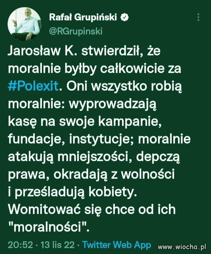 Kaczyński moralnie 