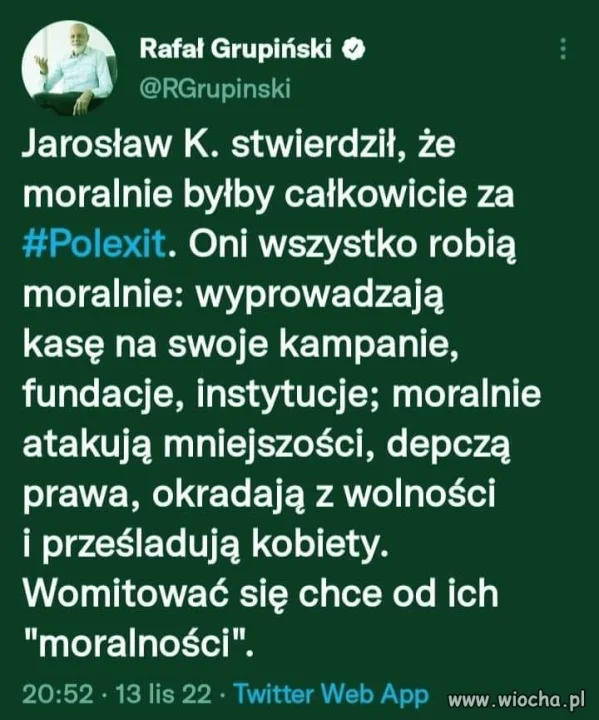 Kaczyński moralnie 