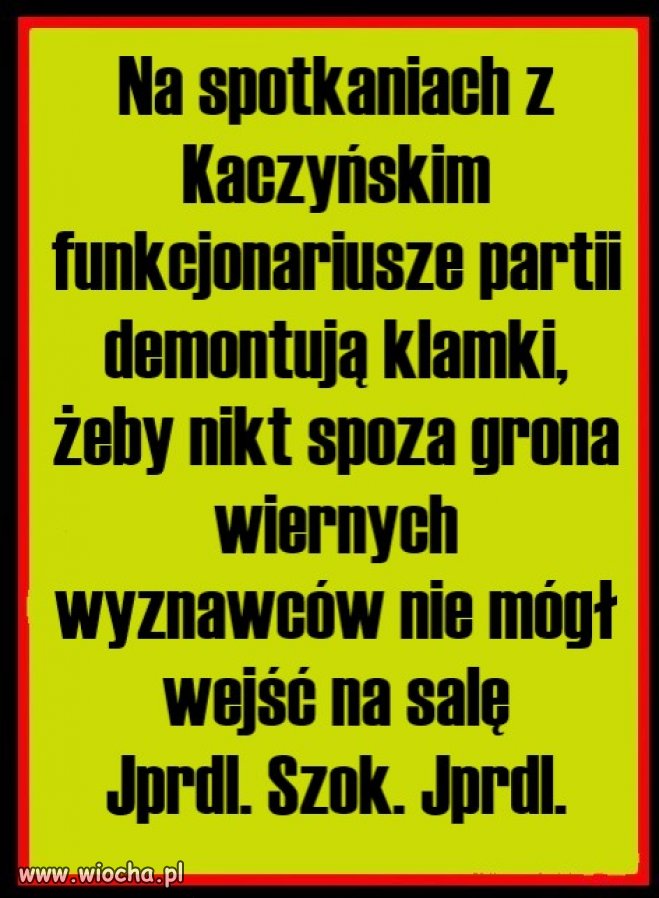 Pokoje bez klamek ...   Niech się przyzwyczaja