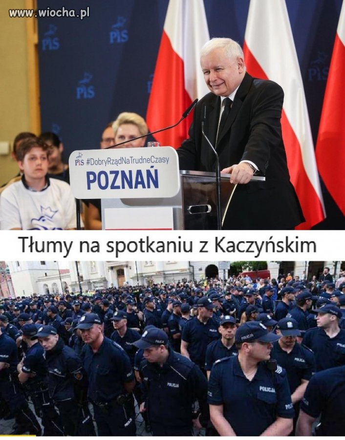 Tłumy na spotkaniach z Kaczyńskim