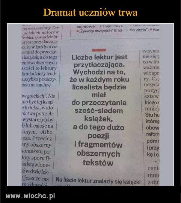 Spada odsetek Polaków, którzy czytają książki.