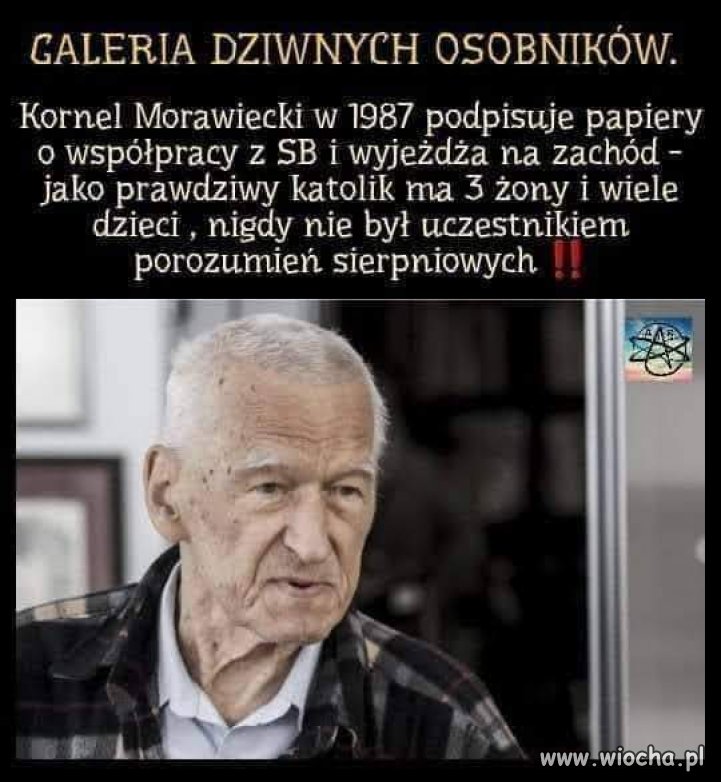 Się opłaciło. Żył dostatnio, synka, za kasę SB wykształcił! 