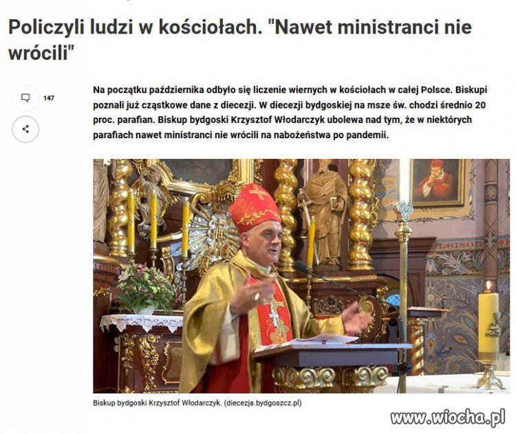Konsternacja...Czy to już początek, końca sekty kościoła?