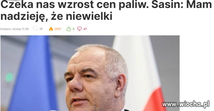 Przewidywał niewielką inflację