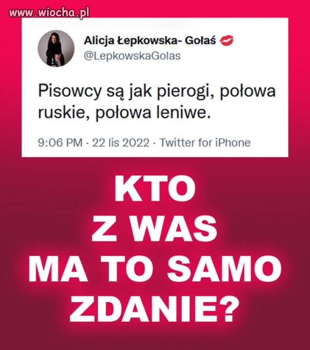 Trudno się nie zgodzić