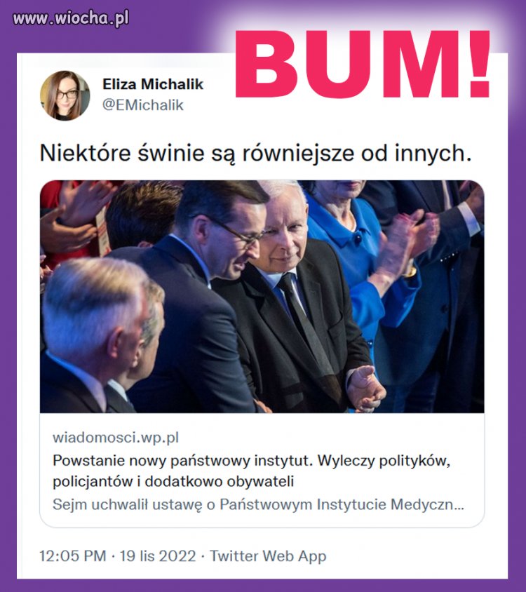 Jedno twoje kolano jest ważniejsze niż operacje serca tysięcy ludzi. 