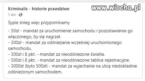 Zima jest, musi być zimno