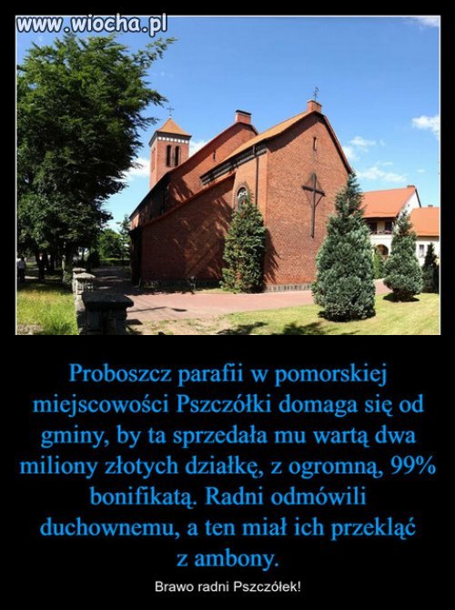 Tak wygląda zachłanność i bezczelność kościoła!