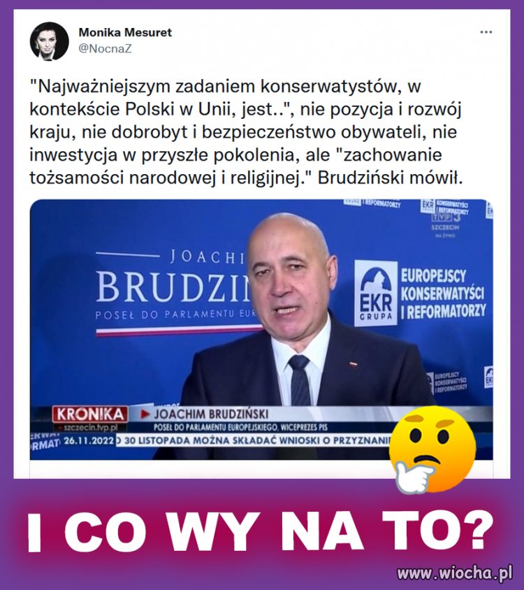 Nie ważne czy Polska będzie biedna czy bogata ważne, aby była katolicka