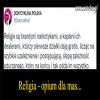 Religia gorsza od opium...