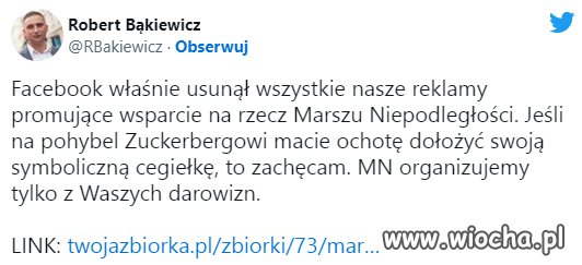 Oczywiście tylko z darowizn