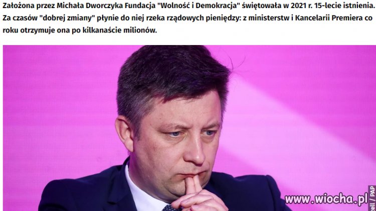 Prawie 5 mln od czarnka dla fundacji dworczyka