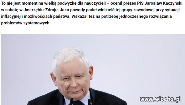 Dla nauczycieli nie ma kasy
