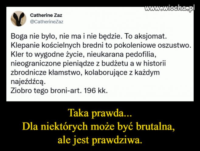 Religie to piramidalne bzdury.