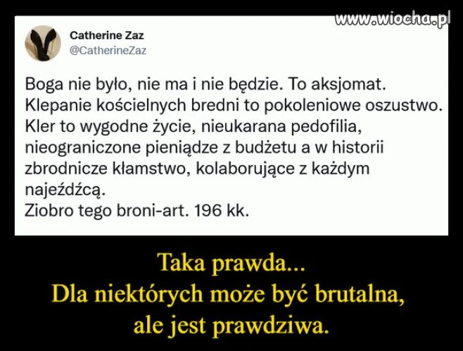 Religie to piramidalne bzdury.