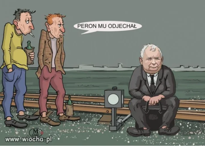 Odjechał mu peron, a może i cały dworzec...