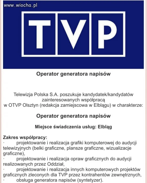 Poszukiwany paskowy.Musi być idiotą