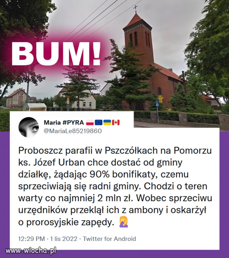 Czas skończyć ze złodziejstwem kościoła