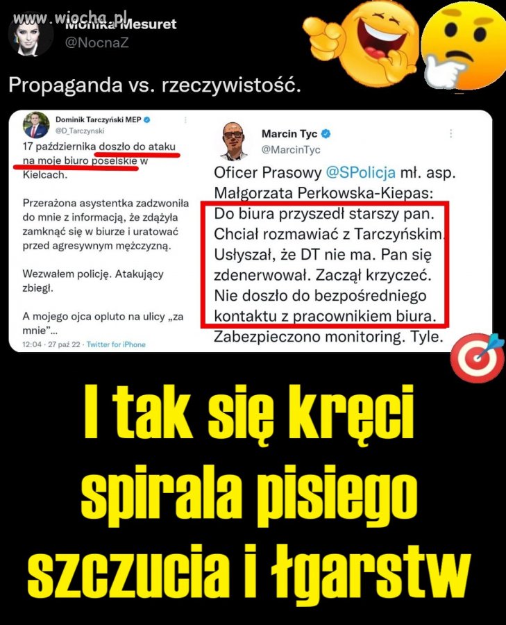 Propaganda vs. rzeczywistość.