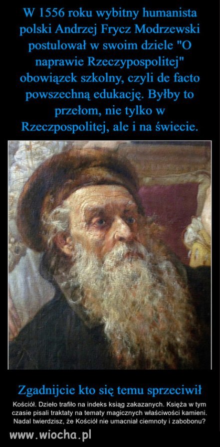 Sekta kościoła to przyczyna ciemnoty i zacofania.