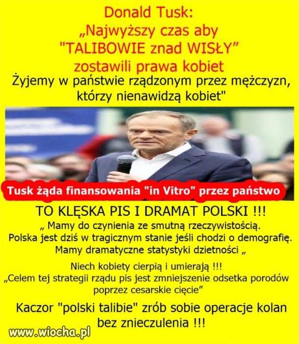 Niech PiS i Kaczyński, zajmą się własnymi kobietami...