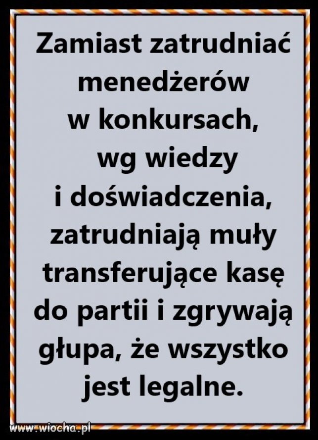 A elektorat klaszcze...