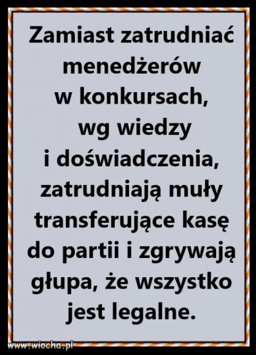 A elektorat klaszcze...
