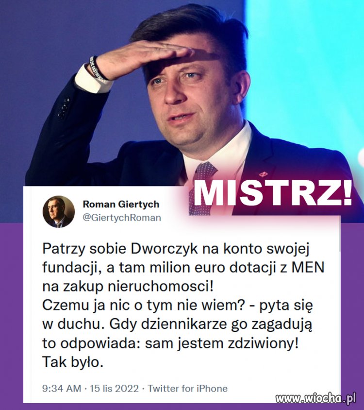 Milion w tą,  milion w tamtą.  