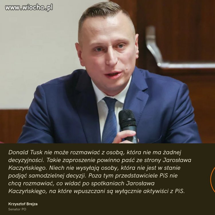 Senator Brejza wyjaśnia dlaczego Donald Tusk nie..