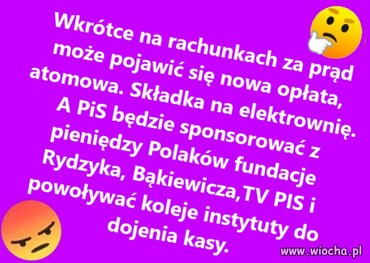 Dostałam rachunek za energię i kupiłam węgiel...