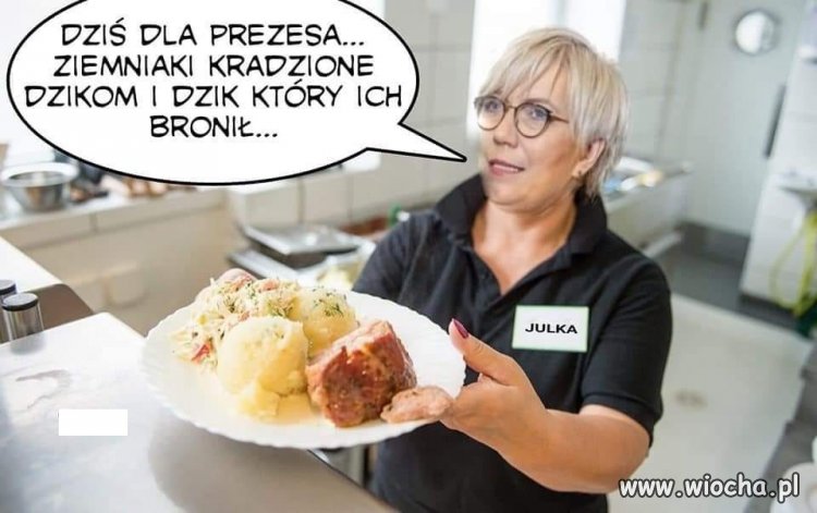 Obiad dla prezia