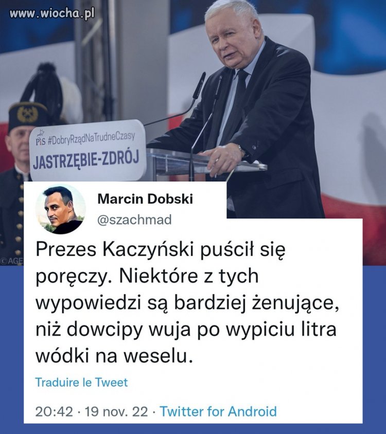 Ale słuchaczy i klakierów mu nie brakuje , niestety i to jest przykre, 