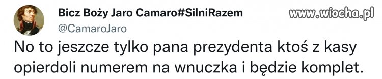 Adrian sie szybko zorientował, że to nie Makaron 