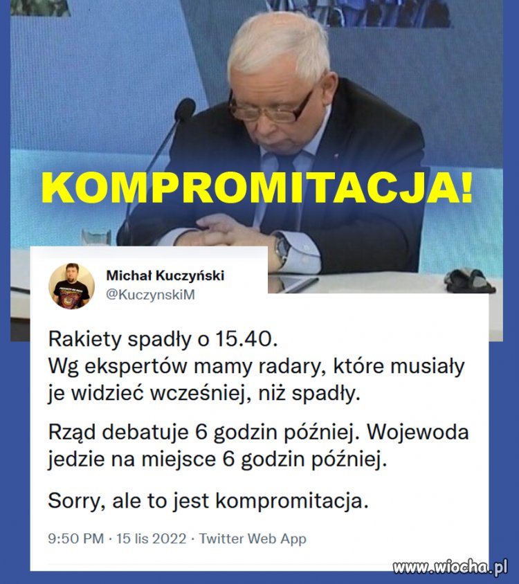 Sorry, ale to jest kompromitacja 