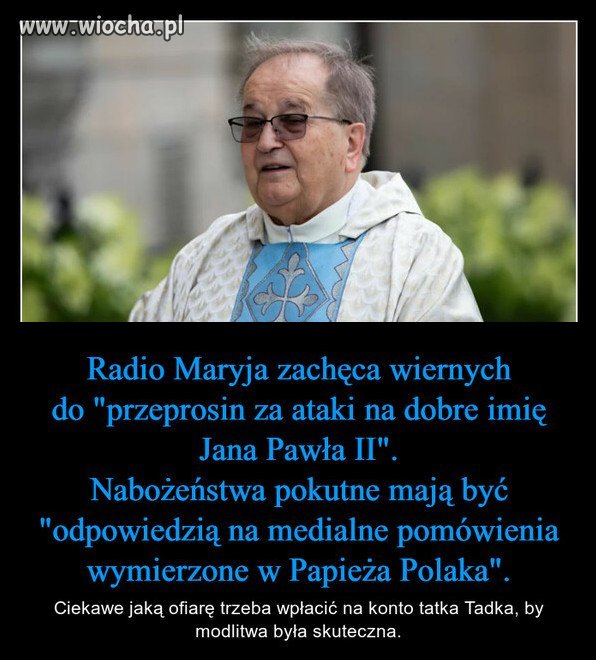 Nowy biznes Rydzyka...żeby kasa się zgadzała!