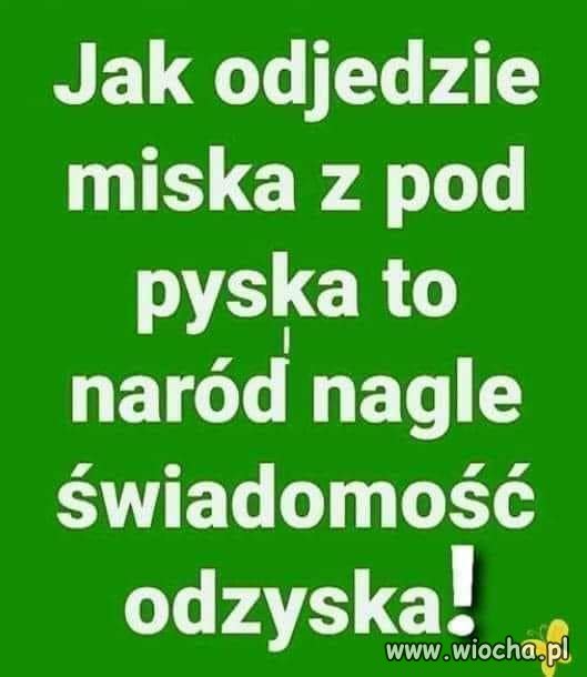 Chyba, że naród dalej