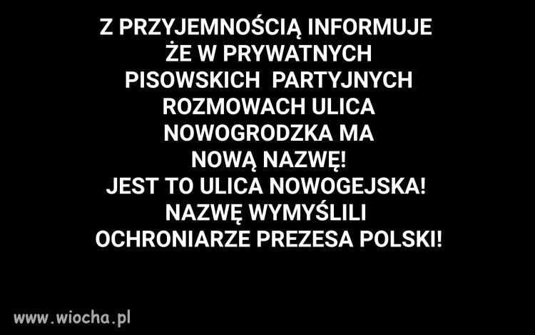 Nowa nazwa najważniejszej ulicy w Polsce
