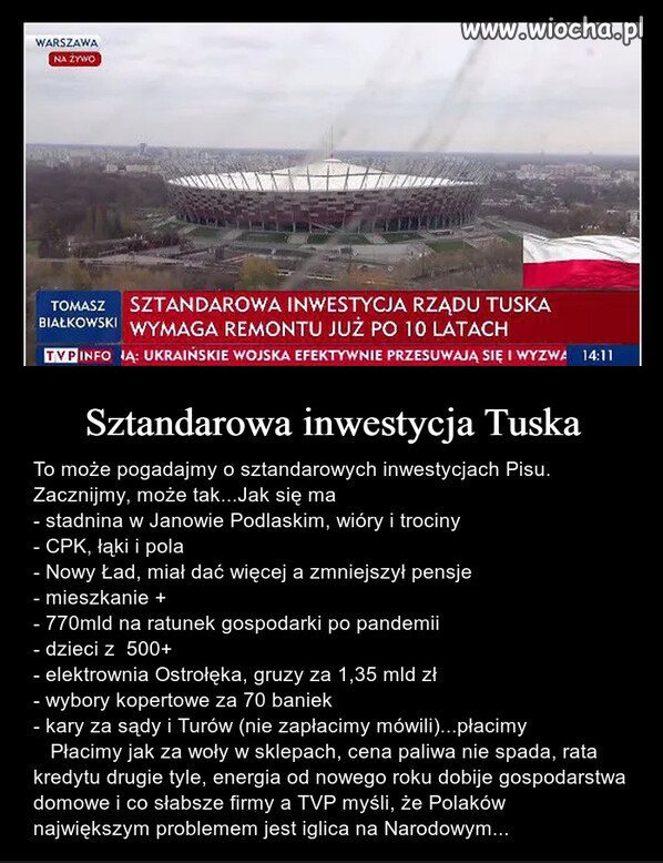 Czas przypomniec Sztandarowe inwestycje PiSu... 