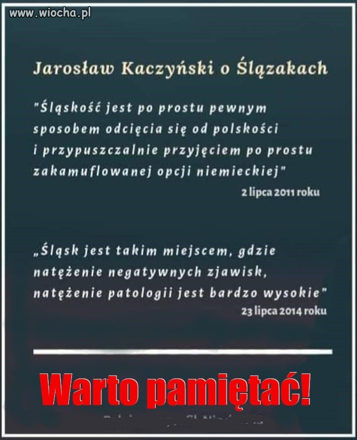 O tym też gwarnie wspominali?