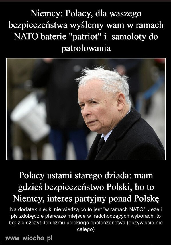 Kaczyński chce wyprowadzić Polskę z UE i Nato...