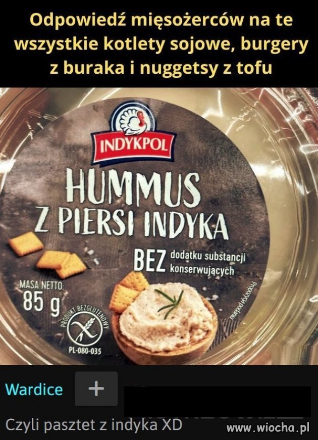 Hummus z indyka
