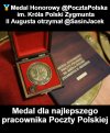 Medal dla pracownika poczty 