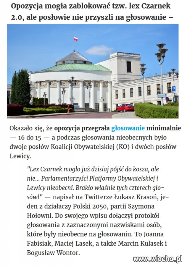 Macie swoją opozycję, ile jest warta?