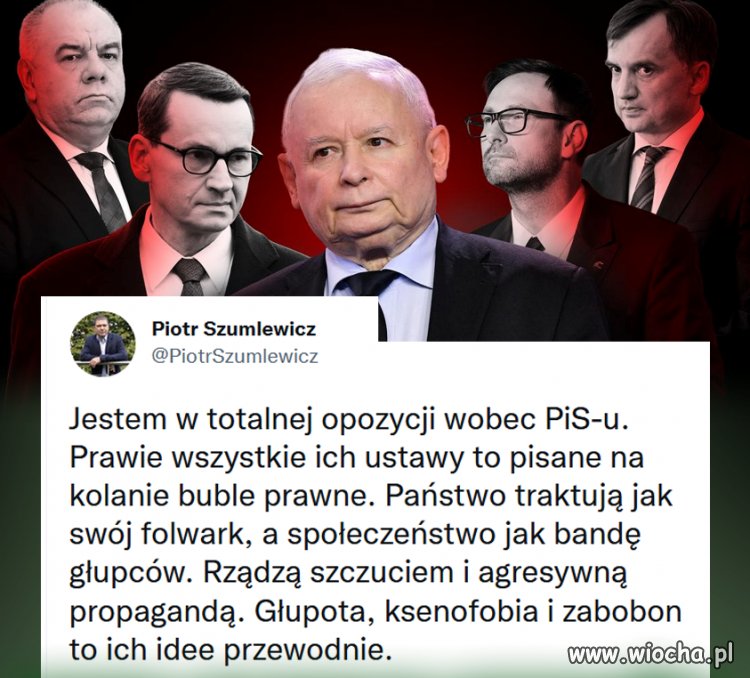 Jestem w totalnej opozycji ...