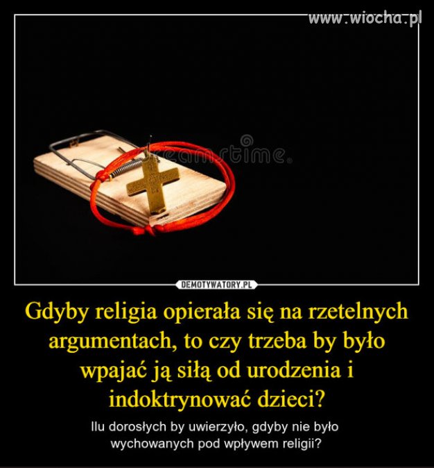 Dlatego Czarnek chce zmuszac dzieci do religii...