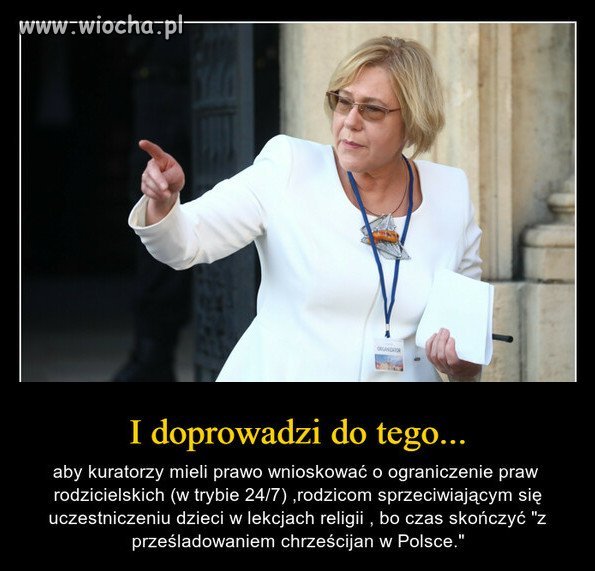 Strachy na Lachy...jedyne co sekta kościoła potrafi!