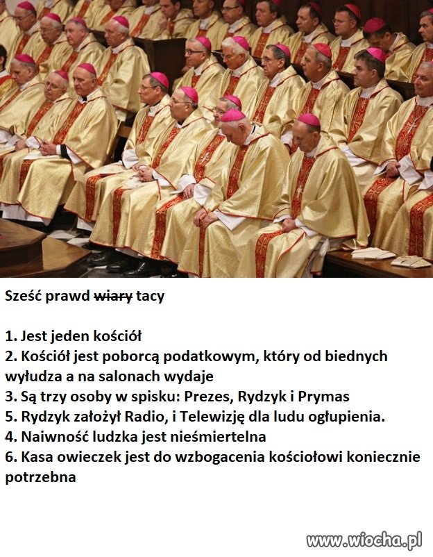 Kościół to organizacja przestępcza